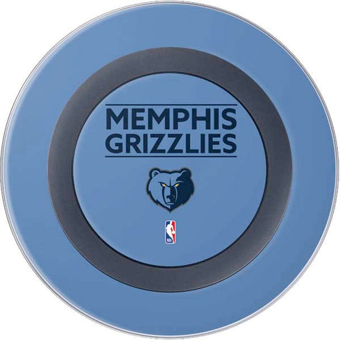 NBA Memphis Grizzlies Standard - Light Blue Wireless Charger Skin