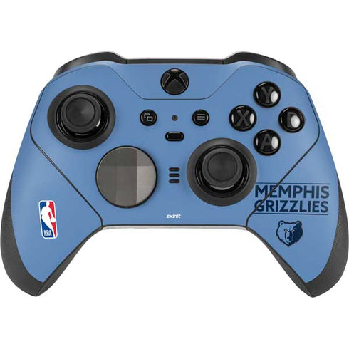 NBA Memphis Grizzlies Standard - Light Blue Xbox Elite Wireless Controller Series 2 Skin