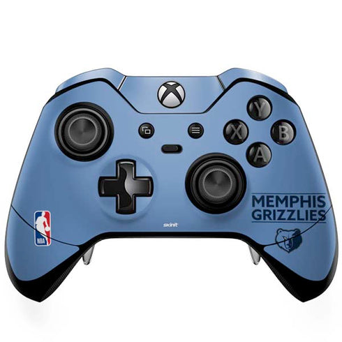 NBA Memphis Grizzlies Standard - Light Blue Xbox One Elite Controller Skin