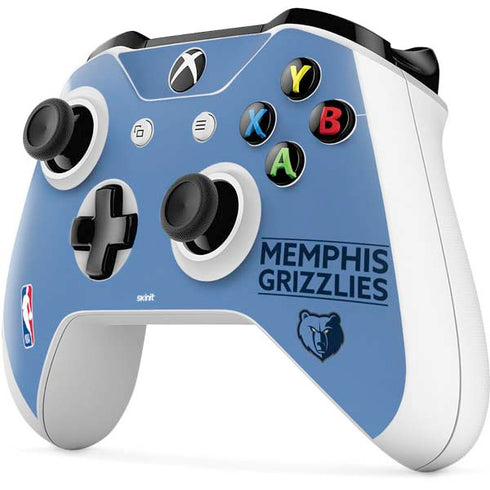 NBA Memphis Grizzlies Standard - Light Blue Xbox One S All-Digital Edition Bundle Skin