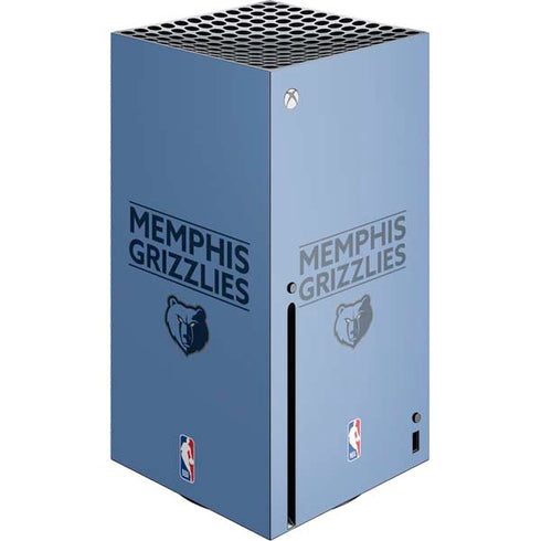 NBA Memphis Grizzlies Standard - Light Blue Xbox Series X Skins