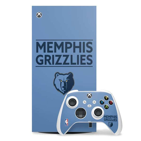 NBA Memphis Grizzlies Standard - Light Blue Xbox Series X Skins