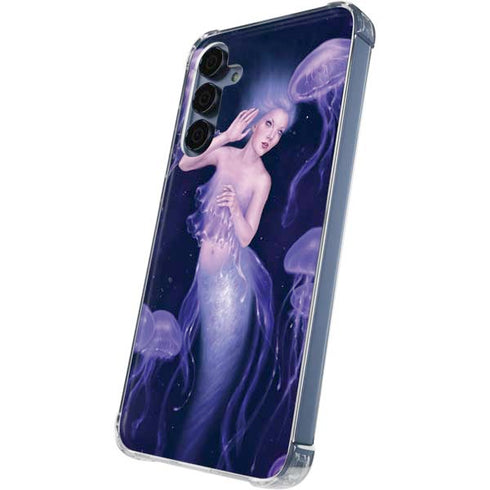 Mermaid and Jellyfish by Rachel Anderson Galaxy A35 5G Clear Case