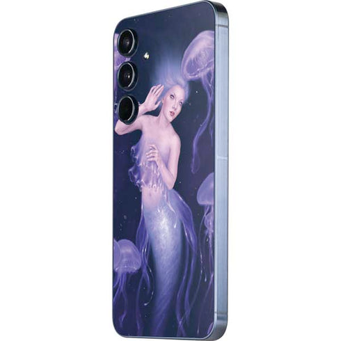 Mermaid and Jellyfish by Rachel Anderson Galaxy A35 5G Skin
