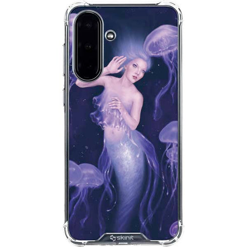 Mermaid and Jellyfish by Rachel Anderson Galaxy A36 5G Clear Case