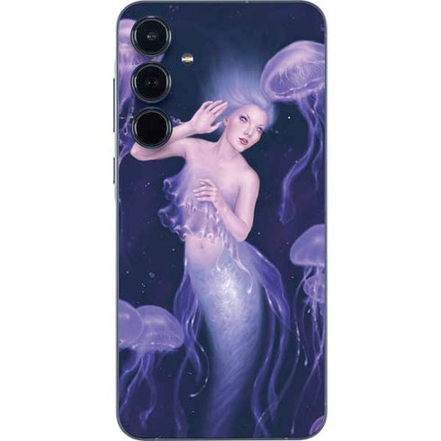 Mermaid and Jellyfish by Rachel Anderson Galaxy A36 5G Skin