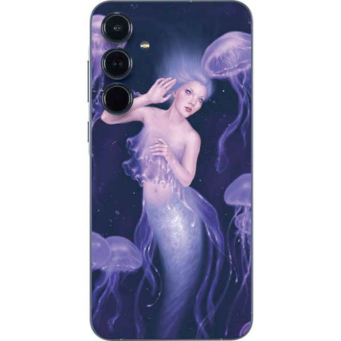 Mermaid and Jellyfish by Rachel Anderson Galaxy A55 5G Skin
