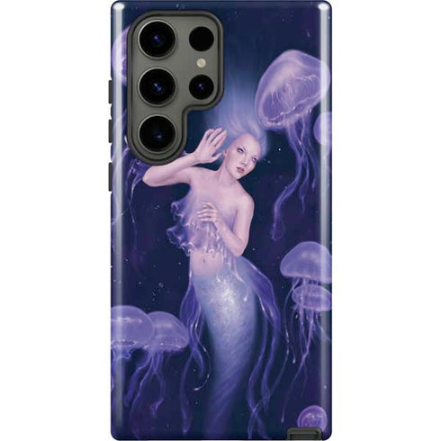Mermaid and Jellyfish by Rachel Anderson Galaxy S23 Ultra Pro Case