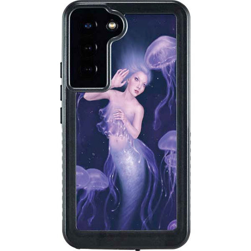 Mermaid and Jellyfish by Rachel Anderson Galaxy S24 Plus Waterproof Case