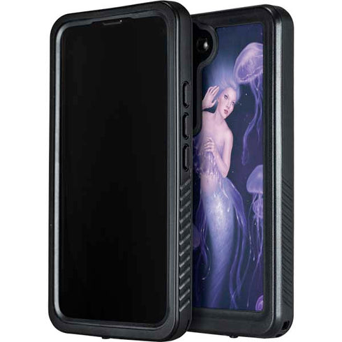 Mermaid and Jellyfish by Rachel Anderson Galaxy S24 Plus Waterproof Case