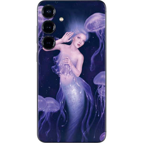 Mermaid and Jellyfish by Rachel Anderson Galaxy S24 Skin