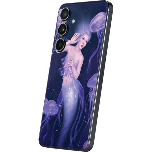 Mermaid and Jellyfish by Rachel Anderson Galaxy S25 Skin