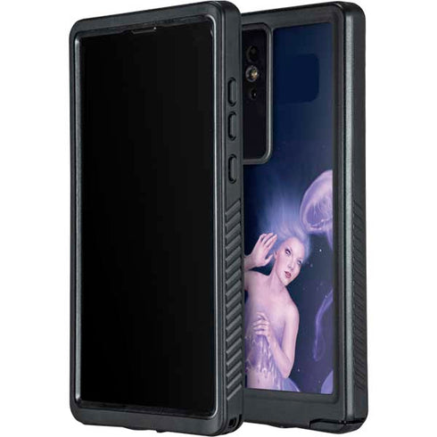 Mermaid and Jellyfish by Rachel Anderson Galaxy S24 Ultra Waterproof Case