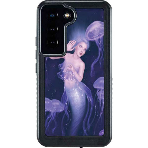 Mermaid and Jellyfish by Rachel Anderson Galaxy S24 Waterproof Case