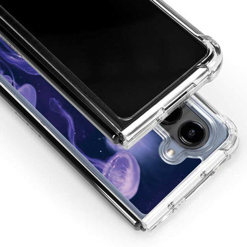 Mermaid and Jellyfish by Rachel Anderson Galaxy Z Fold5 5G Clear Case