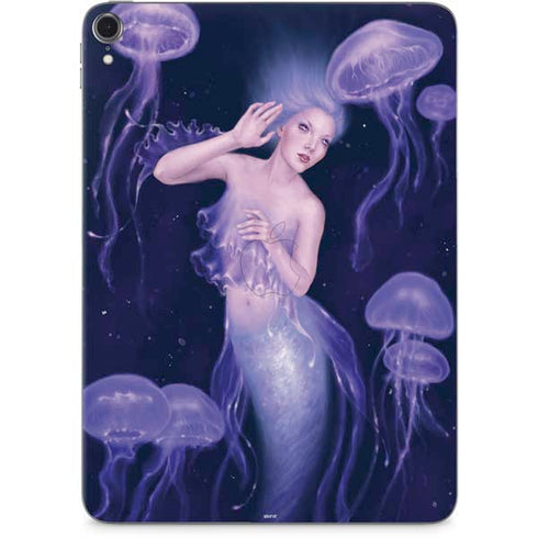 Mermaid and Jellyfish by Rachel Anderson Apple iPad Pro Skin