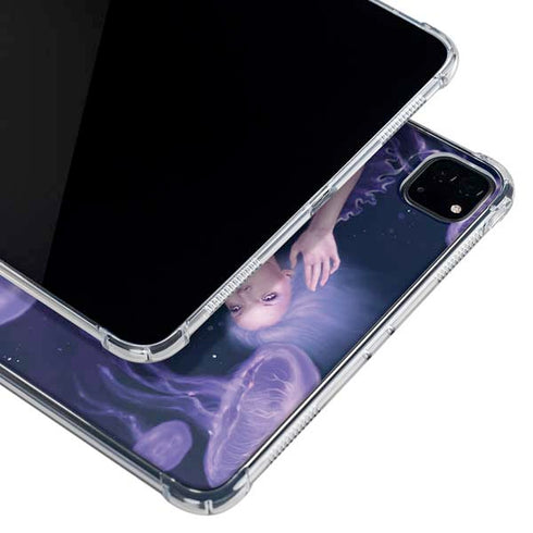 Mermaid and Jellyfish by Rachel Anderson iPad Pro 11in (2024) Clear Case