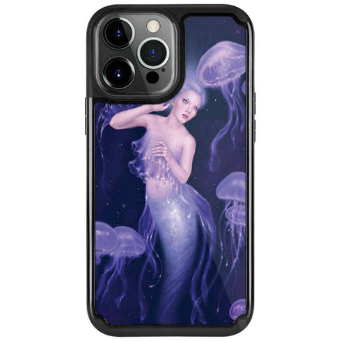 Mermaid and Jellyfish by Rachel Anderson iPhone Cases