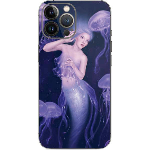 Mermaid and Jellyfish by Rachel Anderson iPhone 15 Pro Max Skin