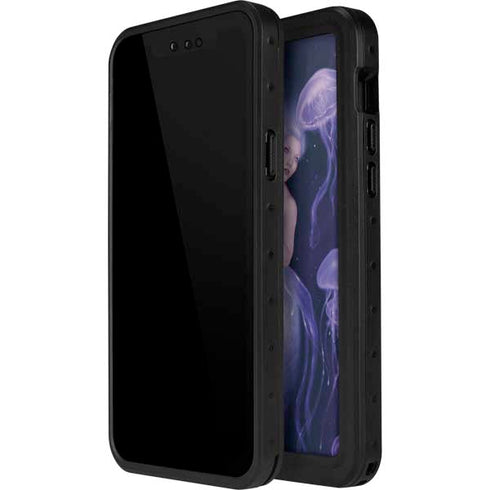 Mermaid and Jellyfish by Rachel Anderson iPhone 15 Pro Waterproof Case