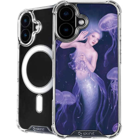Mermaid and Jellyfish by Rachel Anderson iPhone 16 MagSafe Case