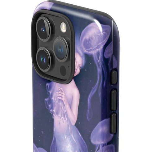 Mermaid and Jellyfish by Rachel Anderson iPhone 16 Pro Impact Case