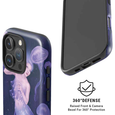 Mermaid and Jellyfish by Rachel Anderson iPhone 16 Pro Magsafe Impact Case