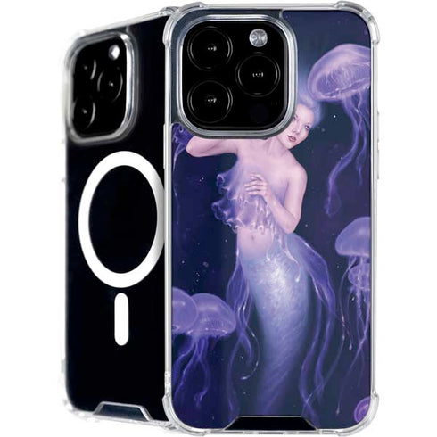 Mermaid and Jellyfish by Rachel Anderson iPhone 16 Pro Max MagSafe Case