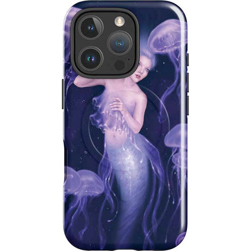 Mermaid and Jellyfish by Rachel Anderson iPhone 16 Pro Max Magsafe Impact Case