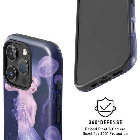 Mermaid and Jellyfish by Rachel Anderson iPhone 16 Pro Max Magsafe Impact Case