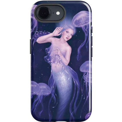 Mermaid and Jellyfish by Rachel Anderson iPhone 16e Impact Case