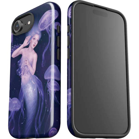 Mermaid and Jellyfish by Rachel Anderson iPhone 16e Impact Case
