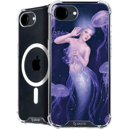Mermaid and Jellyfish by Rachel Anderson iPhone 16e MagSafe Case