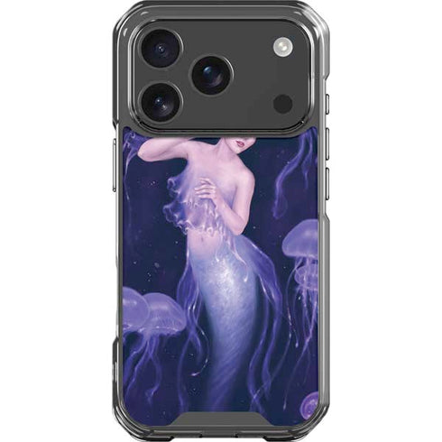 Mermaid and Jellyfish by Rachel Anderson iPhone 18 Pro Clear Case