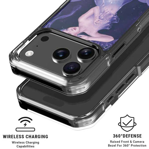 Mermaid and Jellyfish by Rachel Anderson iPhone 18 Pro Clear Case