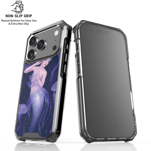 Mermaid and Jellyfish by Rachel Anderson iPhone 18 Pro Clear Case