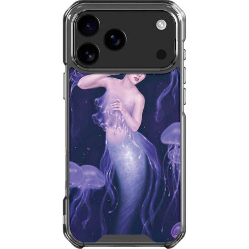 Mermaid and Jellyfish by Rachel Anderson iPhone 18 Pro Max Clear Case