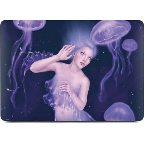 Mermaid and Jellyfish by Rachel Anderson Apple MacBook Air Skin