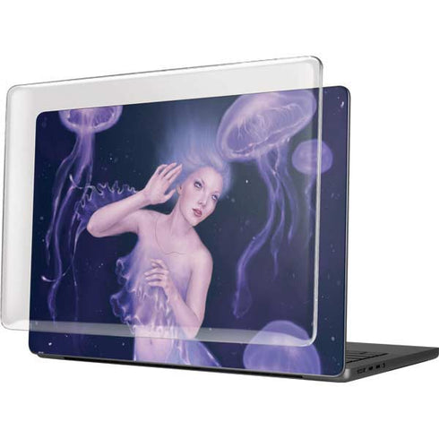 Mermaid and Jellyfish by Rachel Anderson MacBook Pro 14in (2021-24) Case plus Skin