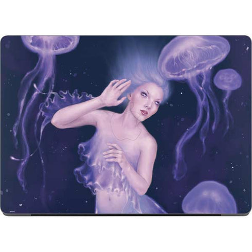 Mermaid and Jellyfish by Rachel Anderson Apple MacBook Pro 14-inch Skin