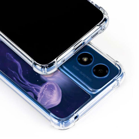 Mermaid and Jellyfish by Rachel Anderson Moto G 5G (2024) Clear Case