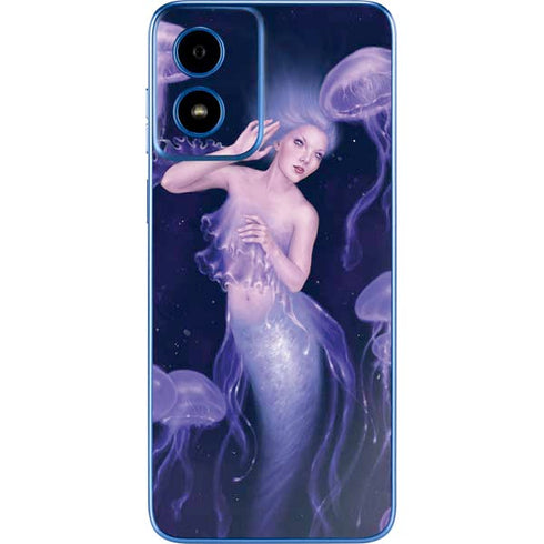Mermaid and Jellyfish by Rachel Anderson Moto G Play 4G (2024) Skin
