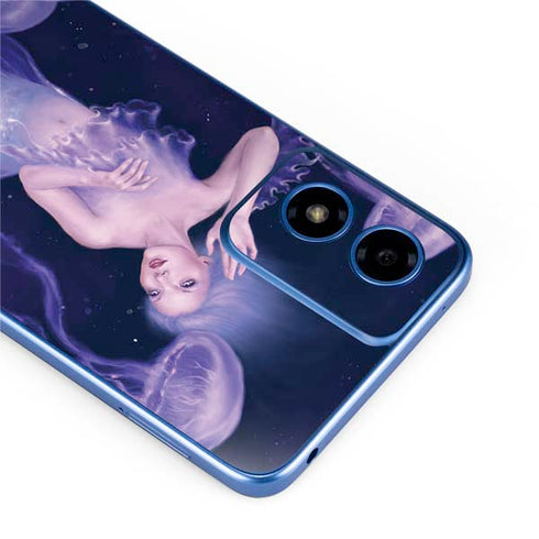 Mermaid and Jellyfish by Rachel Anderson Moto G Play 4G (2024) Skin