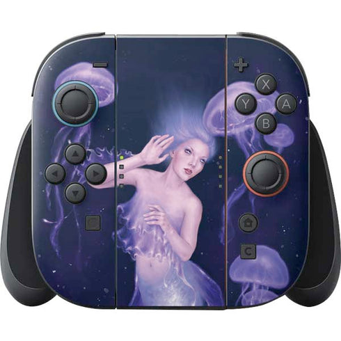 Mermaid and Jellyfish by Rachel Anderson Nintendo Skins
