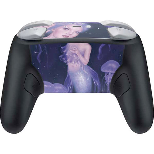 Mermaid and Jellyfish by Rachel Anderson Nintendo Switch 2 (2025) Pro Controller Skin
