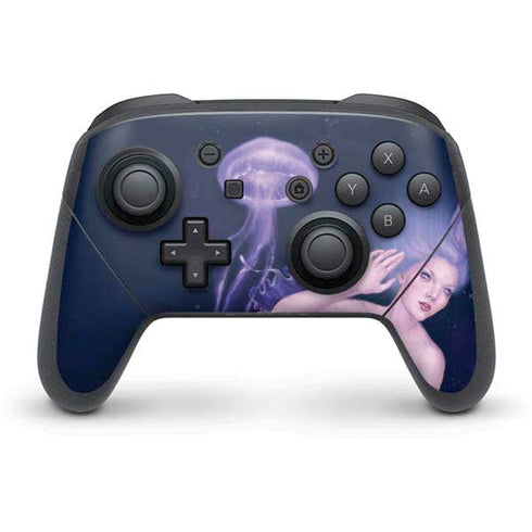 Mermaid and Jellyfish by Rachel Anderson Nintendo Skins