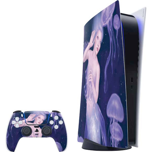 Mermaid and Jellyfish by Rachel Anderson PlayStation PS5 Skins