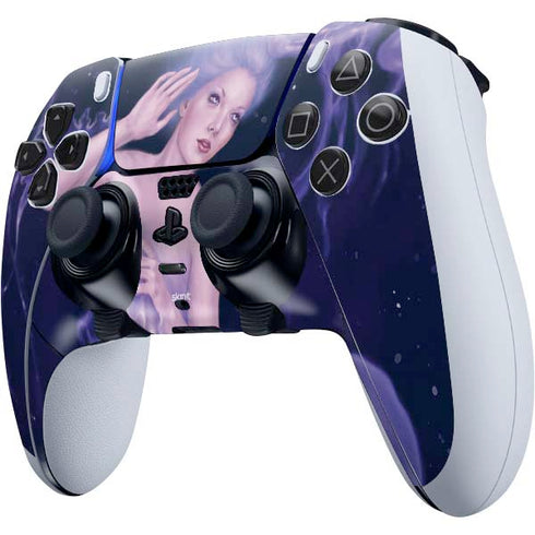 Rachel Anderson Mermaid and Jellyfish PS5 DualSense Edge Pro Controller Skin