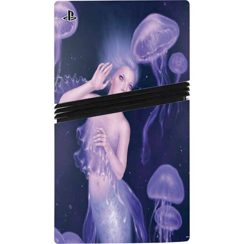 Mermaid and Jellyfish by Rachel Anderson PS5 Pro Console Skin