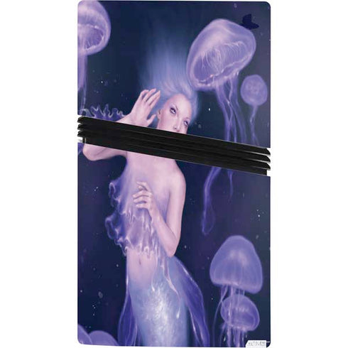 Mermaid and Jellyfish by Rachel Anderson PS5 Pro Console Skin
